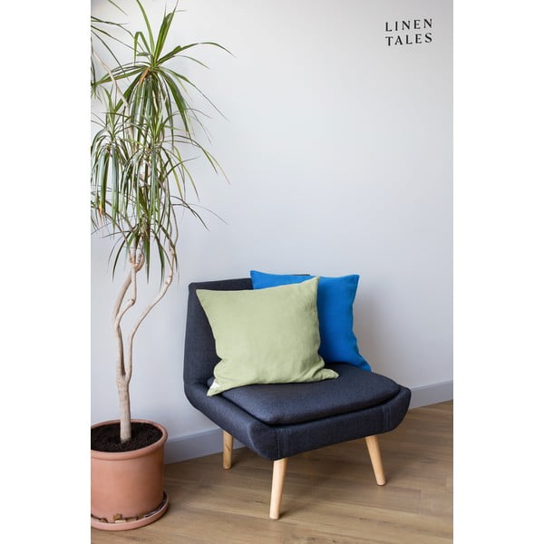 Față de pernă din in 40x40 cm Sage – Linen Tales-image-1