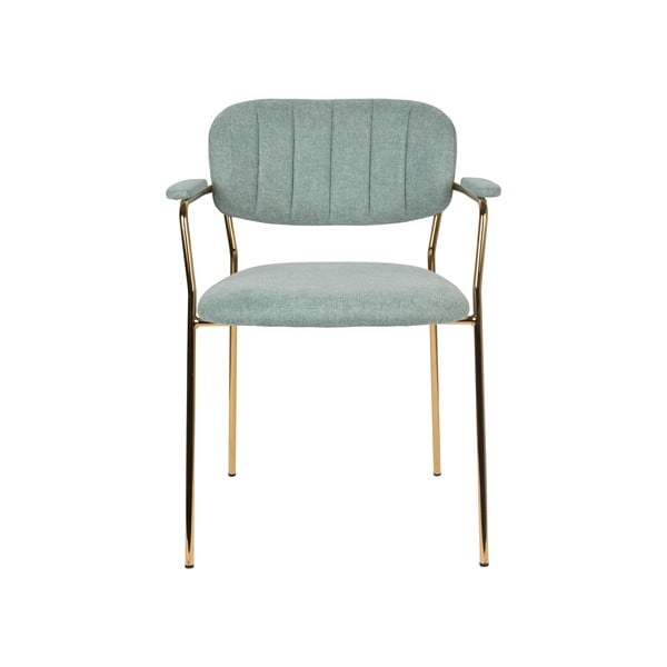 Scaune de dining verde-deschis 2 buc. Jolien – White Label-image-4