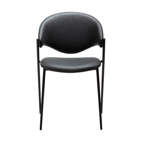Scaun de dining negru din imitație de piele Zone – DAN-FORM Denmark-image-1