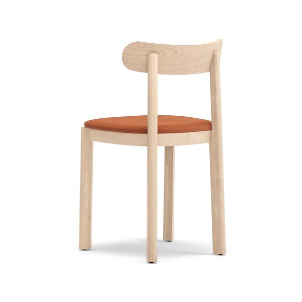 Scaun de dining în culoare naturală cu aspect de lemn de frasin Nara – Teulat-image-2