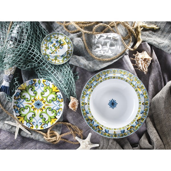 Set veselă 18 piese din porțelan Villa Altachiara Caltagirone-image-1