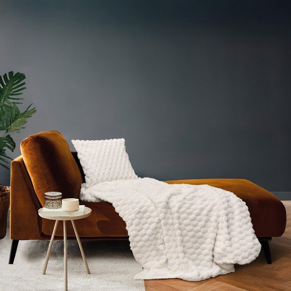 Pătură crem din micropluș/cocolino 220x240 cm Frosty – douceur d'intérieur-image-1