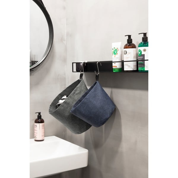 Coș de depozitare din material textil ø 22x22 cm Soft Storage – Bigso Box of Sweden-image-1