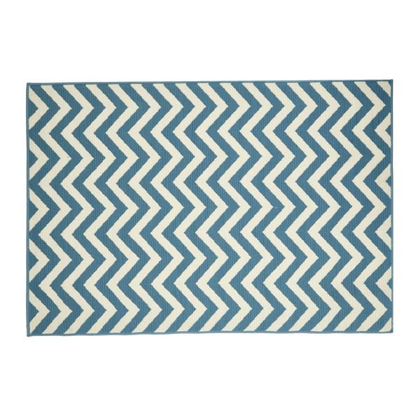 Covor adecvat pentru exterior Floorita Waves, 133 x 190 cm, albastru deschis-image-2