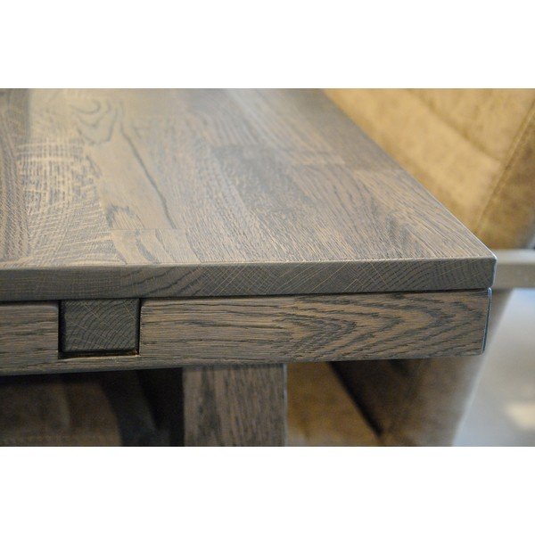 Masă de dining din lemn de stejar Rowico Brooklyn, 170 x 95 cm, maro închis-image-2