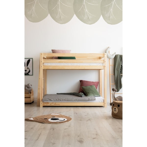 Pat supraetajat din lemn de pin 90x190 cm CLPB - Adeko-image-2