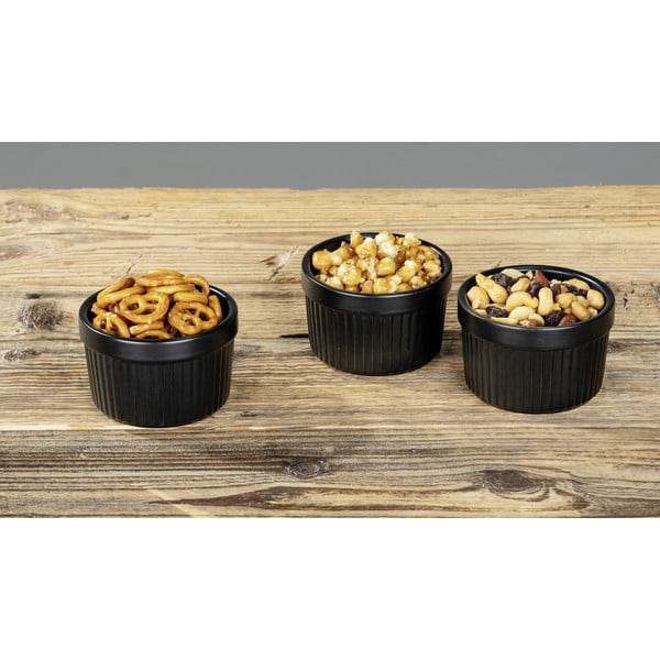 Boluri de servire negre 3 buc. din ceramică ø 8 cm Ewi – Wenko-image-1