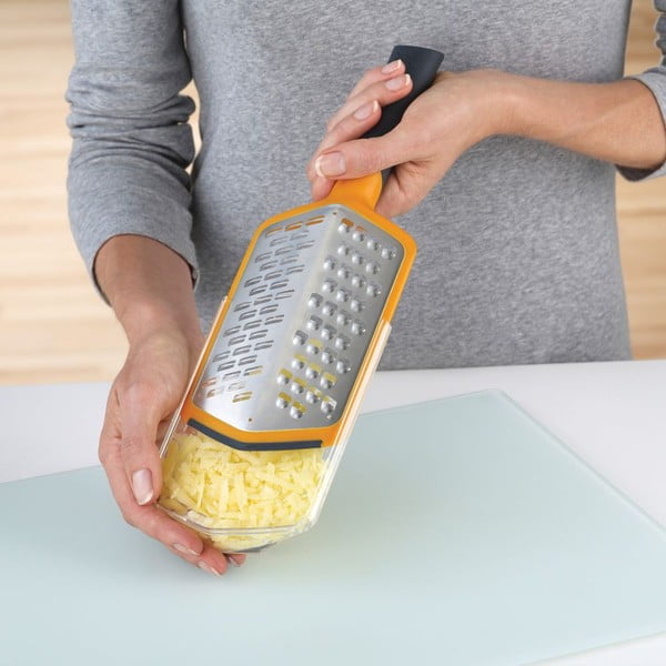 Răzătoare Joseph Joseph Twist Grater, portocaliu-image-1