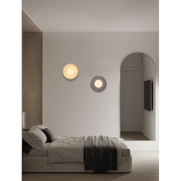 Aplică de perete albastră din ceramică Petel – Nova Luce-image-1