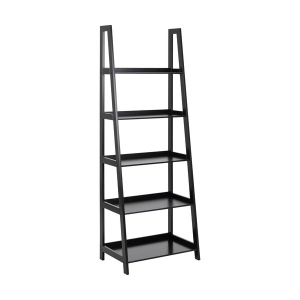 Bibliotecă Actona Wally, înălțime 180 cm, negru