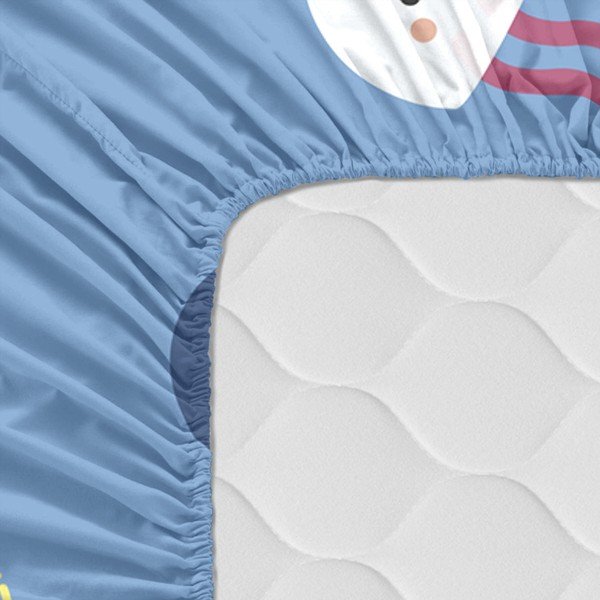 Cearșaf din bumbac pentru copii Happynois Yellow Submarine, 120 x 60 cm-image-2