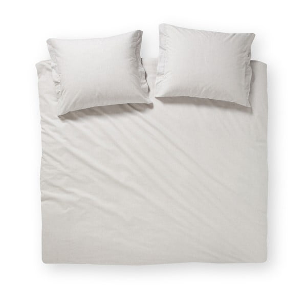 Lenjerie de pat din bumbac Damai Aldo Wool White, 200 x 200 cm, alb
