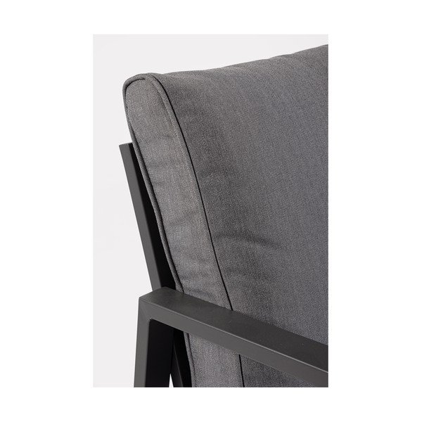 Set mobilier de grădină gri antracit din aluminiu pentru 4 persoane Hilde – Bizzotto-image-2