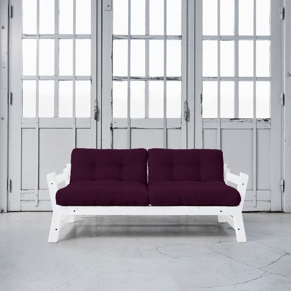Canapea extensibilă Karup Step White/Purple Plum-image-1