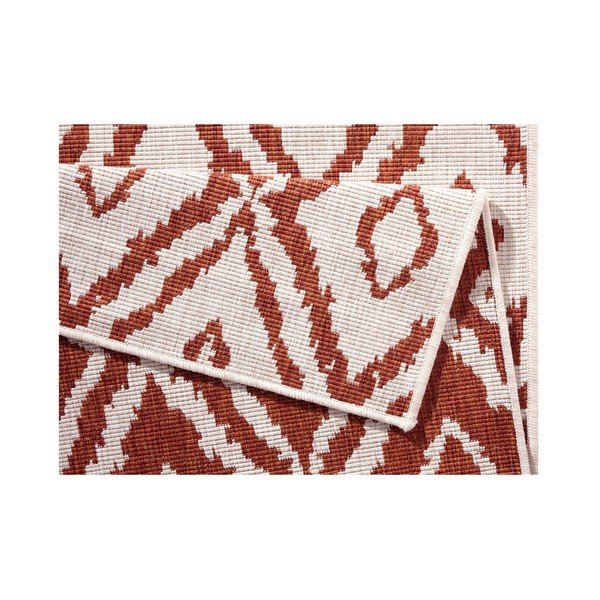 Covor adecvat pentru exterior NORTHRUGS Rio, 80 x 150 cm, roșu - alb-image-3