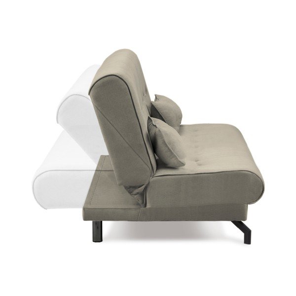 Canapea extensibilă Kooko Home Musique, gri bej-image-4