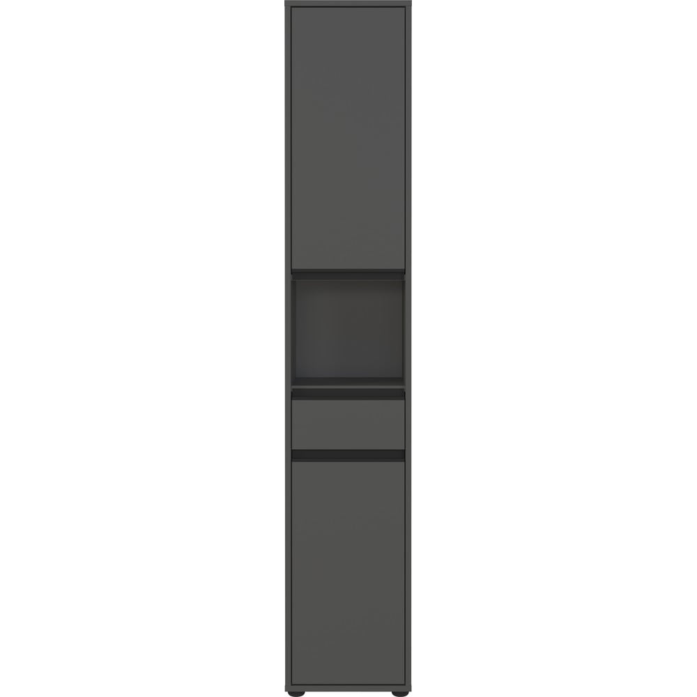 Dulap de baie gri antracit înalt/îngust 33x181 cm Lemont – Germania