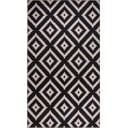 Covor tip traversă negru lavabil  200x80 cm - Vitaus