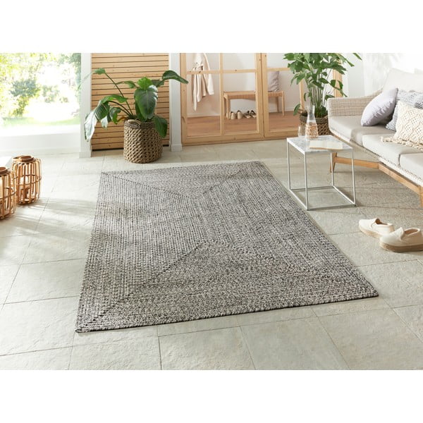 Covor de exterior gri/bej 170x120 cm - NORTHRUGS-image-1