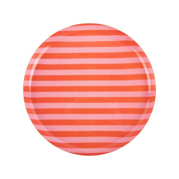 Farfurie portocalie/roz-deschis din fier ø 30 cm Animado – PT LIVING-image-2