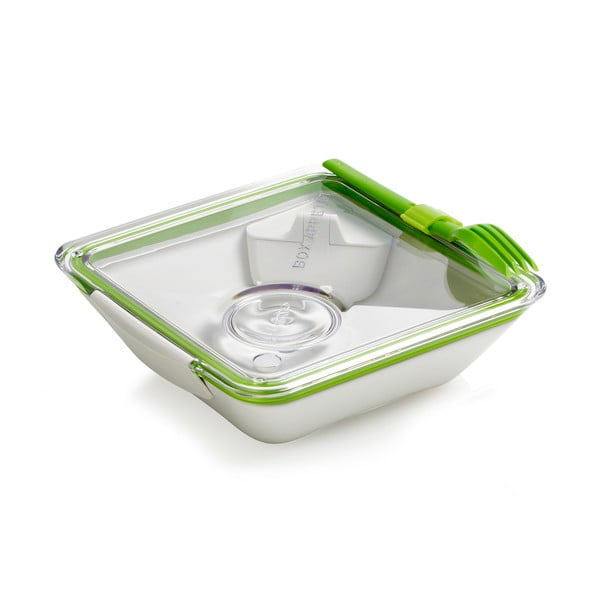 Cutie pentru gustări Black + Blum Apetit, 880 ml, alb-verde-image-1