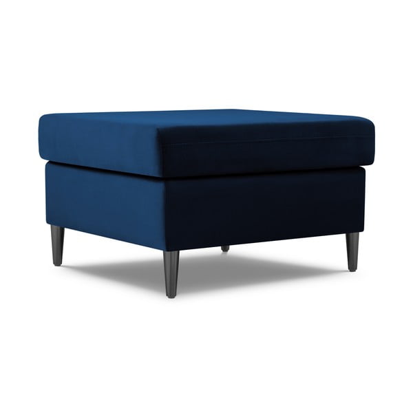 Taburet albastru cu tapițerie din catifea Kyoto – Cosmopolitan Design-image-1