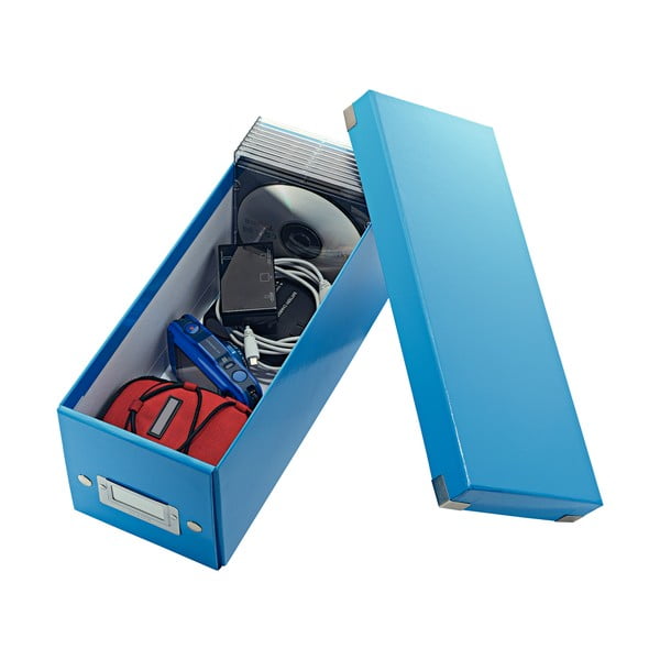 Cutie de depozitare albastră din carton cu capac 14x35x14 cm Click&Store – Leitz-image-2
