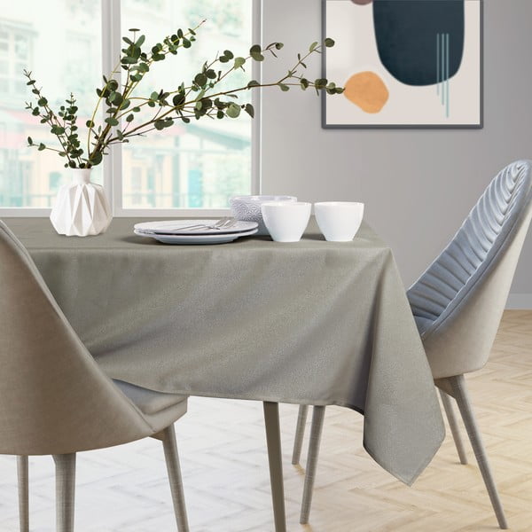Față de masă ovală AmeliaHome Empire Cappuccino Oval, 140 x 240 cm, maro gri-image-4