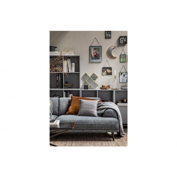 Canapea cu husă din catifea vtwonen Brush, gri-image-3