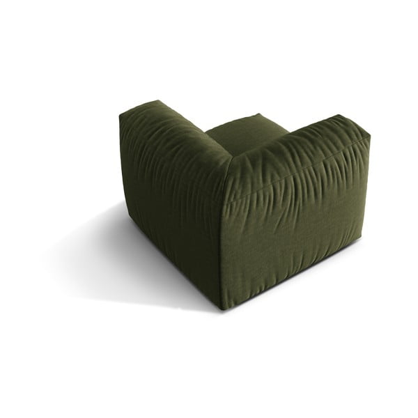 Modul pentru canapea modulară verde (cu colț variabil) Martina – Micadoni Home-image-2