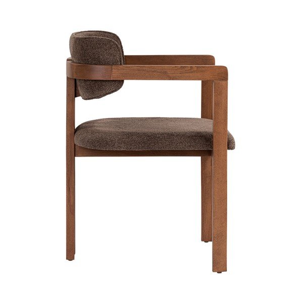 Scaun de living maro cu cotiere Toscana – Kalune Design-image-3