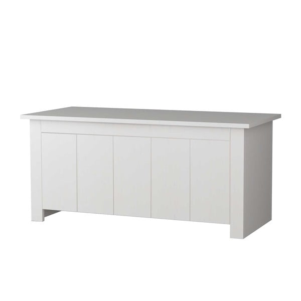 Cufăr alb din lemn de pin 100x45 cm Bertram – Støraa-image-2