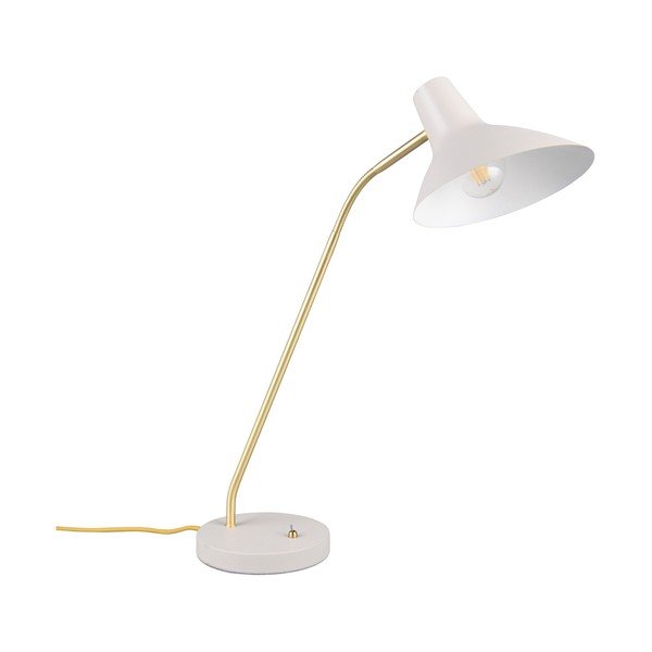 Veioză aurie/fildeș cu structură flexibilă (înălțime 54 cm) Traveller – Trio