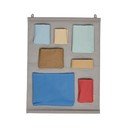 Organizator suspendat gri din material textil 60x2x80 cm Saga – OYOY Mini