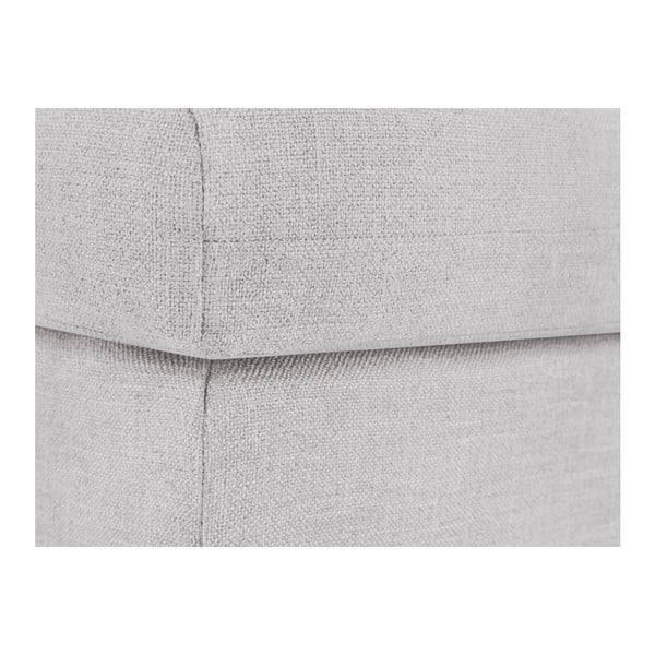 Taburet Mazzini Sofas Iris, gri deschis-image-4