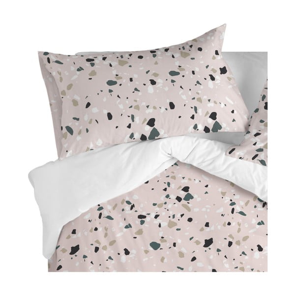 Set 2 fețe de pernă din bumbac Blanc Granite, 50 x 75 cm-image-2