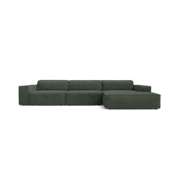 Colțar modular petrol (cu colț pe partea dreaptă/cu șezlong) Jodie – Micadoni -image-1