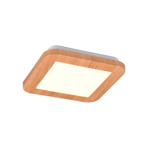 Plafonieră în culoare naturală LED 17x17 cm Camillus – Reality-image-1