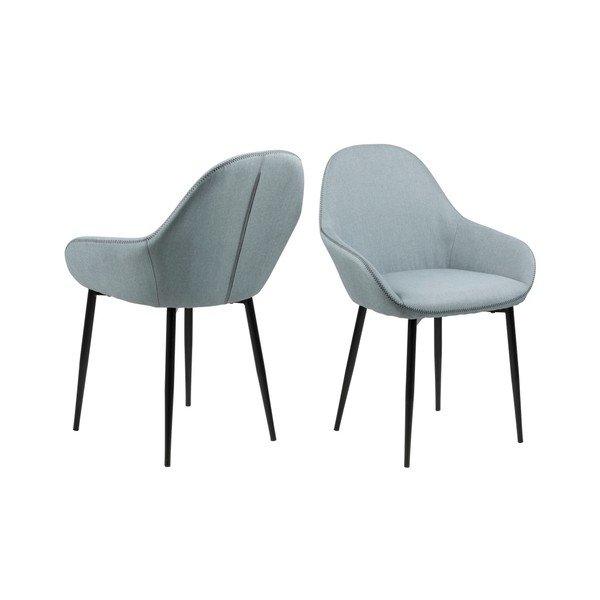 Set 2 scaune Actona Candis, albastru
