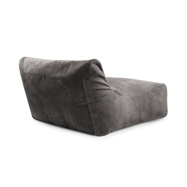 Fotoliu bean bag galben muștar cu tapițerie din catifea reiată Sofa Lounge – SLOWDOWN-image-4