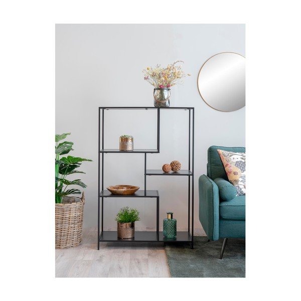 Bibliotecă House Nordic Vita Shelf, 80 x 120 cm, negru-image-4