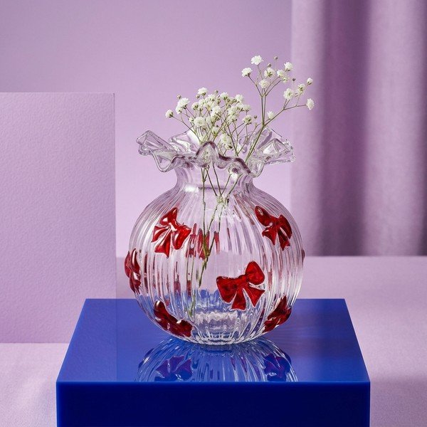 Vază din sticlă (înălțime 20,5 cm) Halynor – Bizzotto-image-1