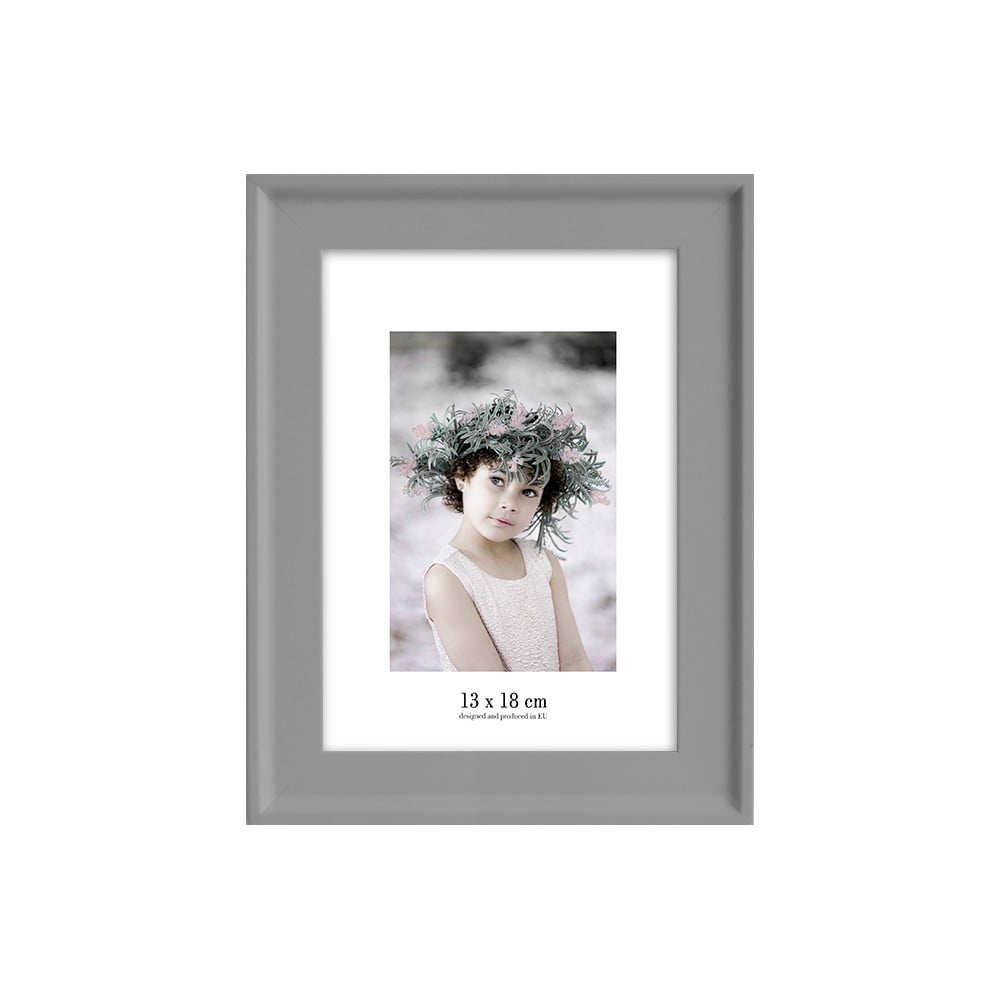 Ramă foto de perete Styler Malaga, 20 x 25 cm, gri