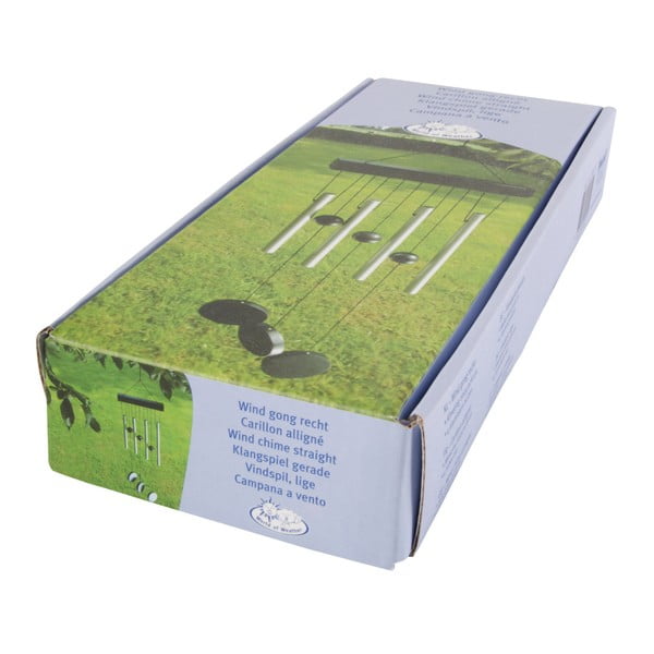 Clopoței de vânt Esschert Design, 58 cm, argintiu-image-3