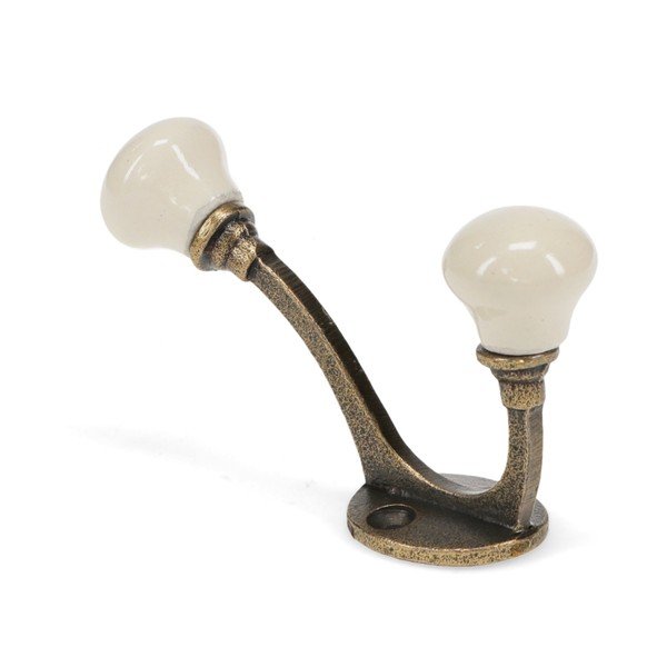 Cuier de perete crem din metal 3 cm – Rex London-image-3