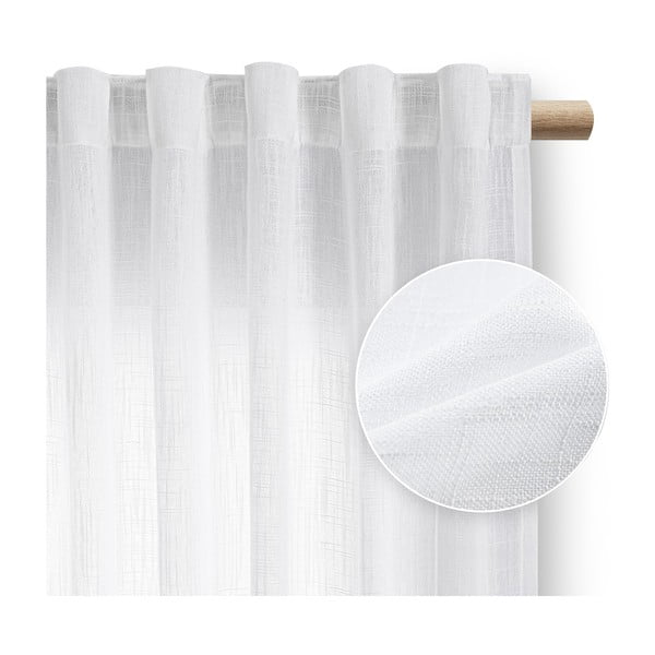 Draperie albă 140x270 cm Valeta – Restilo