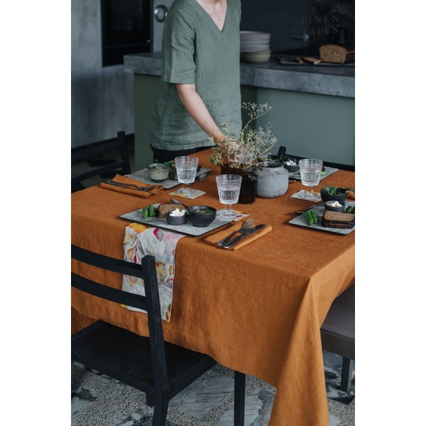 Față de masă din in 140x140 cm – Linen Tales-image-4