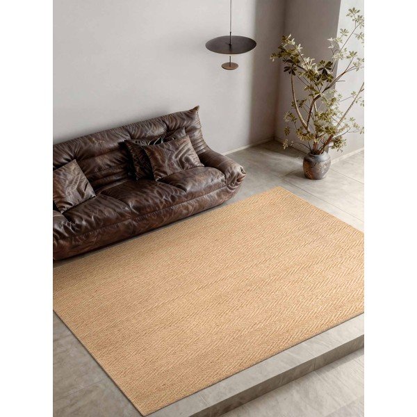 Covor în culoare naturală deschisă țesut manual din iută 200x300 cm Mirabelle – Villeroy&Boch-image-2
