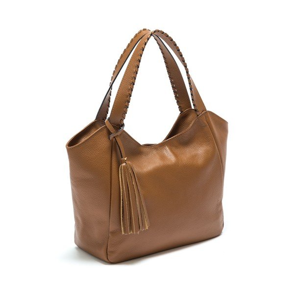 Geantă din piele Isabella Rhea no. 1187, maro cognac-image-3