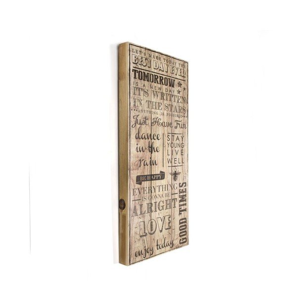 Semn din lemn 30x70 cm Best Day Ever - Graham & Brown-image-2